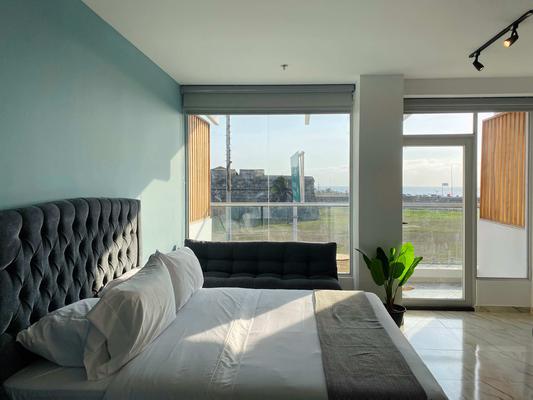 Bright 1BR w/ Ocean View near C. Amurallada