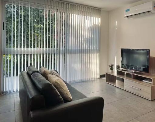 Stylish 1BR w/ AC & Mountain Views
