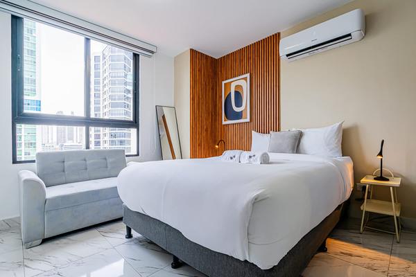 w *| Sophisticated 1BR w/ High-Rise View in Calle 50