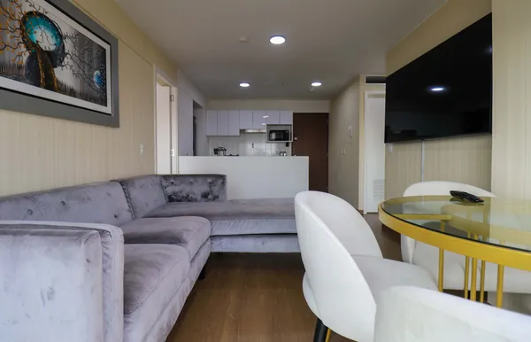 Elegant 2BR Haven w/ Private Balcony & Panoramic City Views
