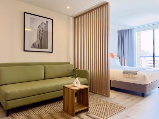 Polished Loft w/ Balcony in Santa Bárbara