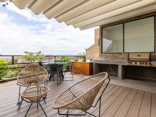 Upscale Penthouse Duplex w/ Terrace  in Parque Virrey