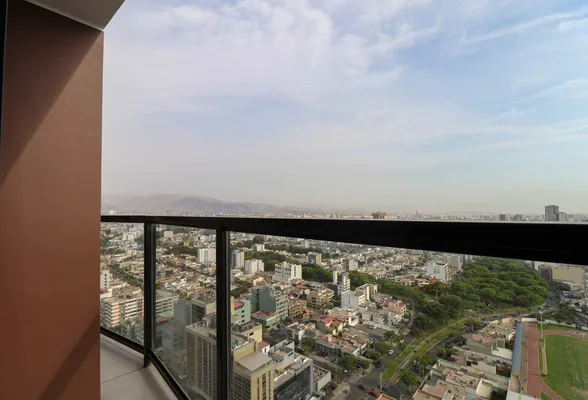 Elegant 2BR Haven w/ Private Balcony & Panoramic City Views