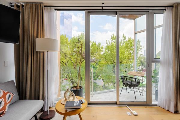 Posh Loft w/ Relaxing View in Roma Norte