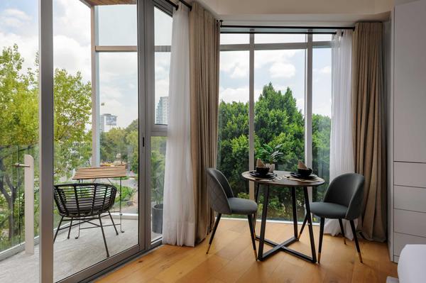 Posh Loft w/ Relaxing View in Roma Norte