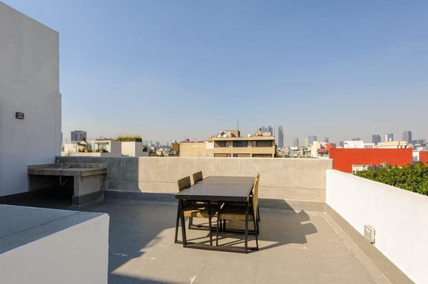 Charming 2BR Penthouse with Terrace in Condesa