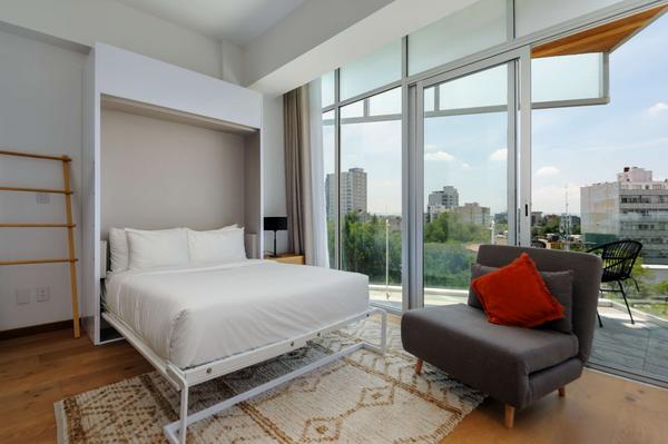 Engaging Loft w/ Perfect View in Roma Norte