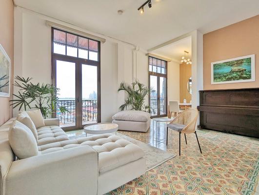 Stylish & Cozy 3BR w/ Balcony in Casco Viejo