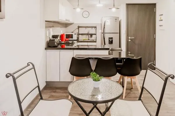 Stylish 2BR Apartment Balcony View