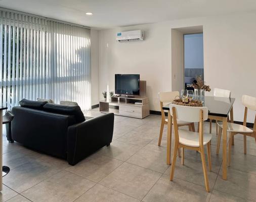 Stylish 1BR w/ AC & Mountain Views