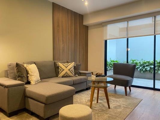 Monochromatic 2BR w/ Terrace in Miraflores