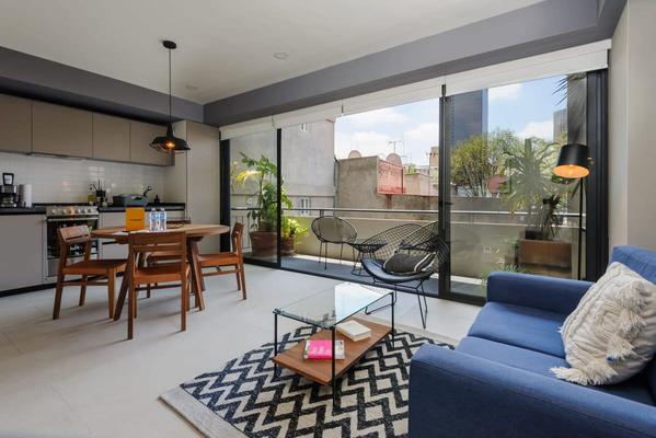 Astounding 1BR with Balcony in Cuauhtémoc