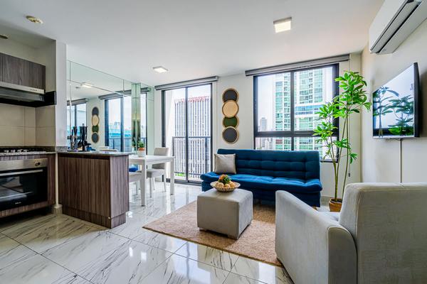 w *| Sophisticated 1BR w/ High-Rise View in Calle 50