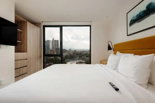Modern 2BR w/ AC in Prime Cuauhtemoc