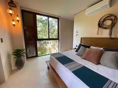 Cozy 1BR Stay with Terrace & Jacuzzi in Tulum