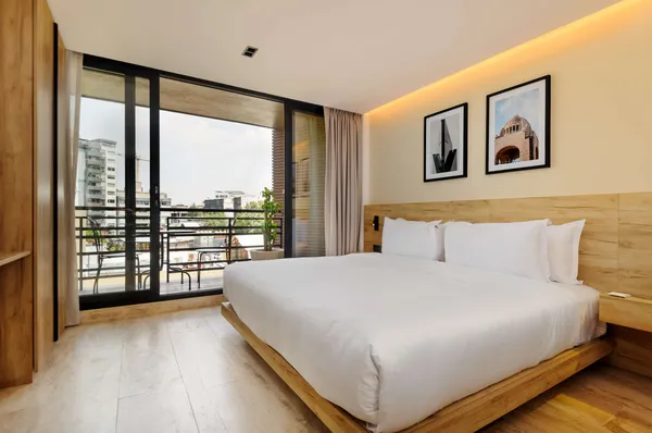 Designer Loft w/Balcony in Parque Mexico